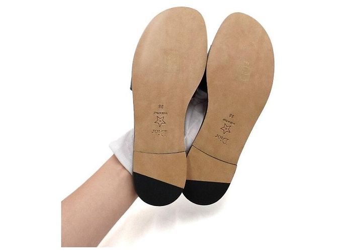 Dior Mules da donna D-Club in vitello nero - vista 8