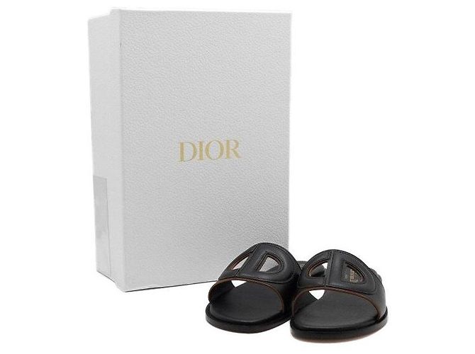 Dior Mules da donna D-Club in vitello nero - vista 9