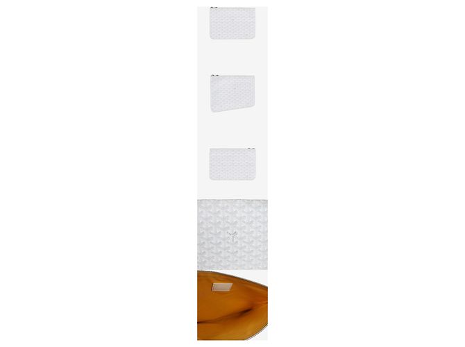 Goyard Clutch Senac Special Color White Bianco - vista 2