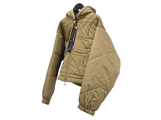 Louis Vuitton Gesteppte Jacke mit Reißverschluss Braun - Ansicht 2
