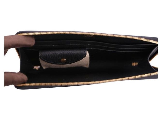 Hermès Macaron To Go Geldbörse Schwarz - Ansicht 10