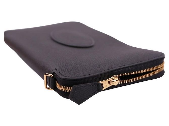 Hermès Macaron To Go Geldbörse Schwarz - Ansicht 12
