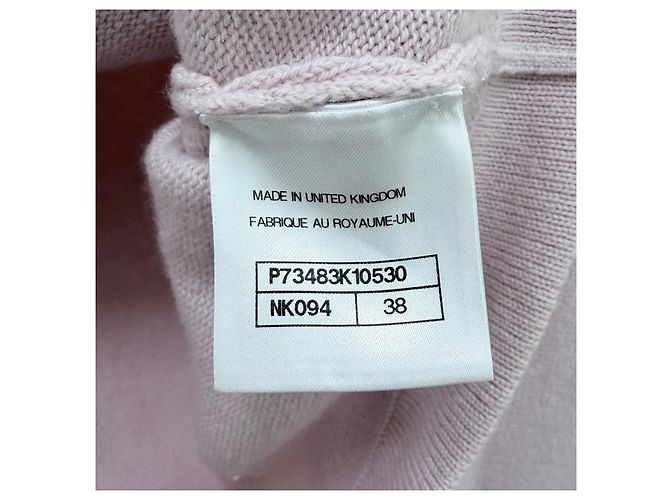 Chanel Cardigan in cashmere rosa chiaro - vista 7