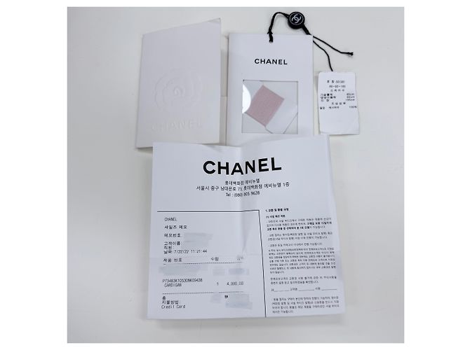 Chanel Cardigan in cashmere rosa chiaro - vista 8