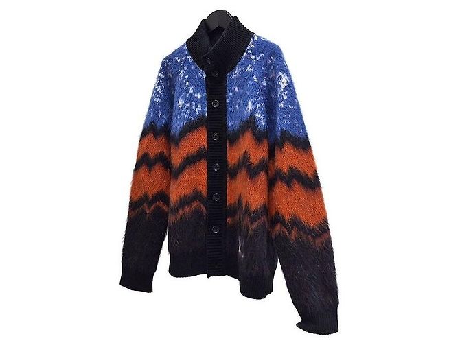 Louis Vuitton Mohair Chunky Wollcardigan Mehrfarben - Ansicht 2