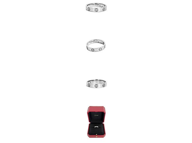 Cartier Anello Love Bianco - vista 2