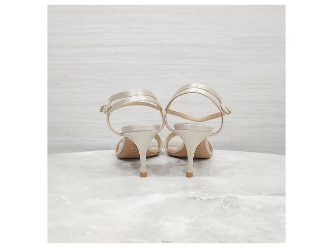 Dior Sandali con tacco e cinturino Gold - vista 3