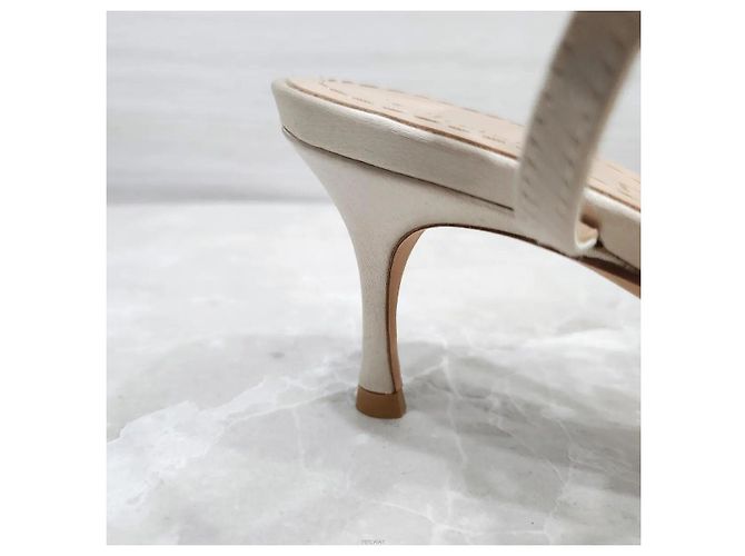 Dior Sandali con tacco e cinturino Gold - vista 8