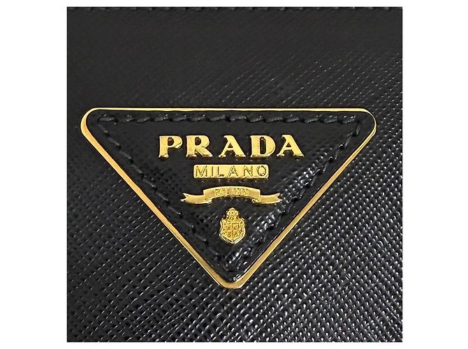 Prada Borsa Tote e a Tracolla Saffiano Lux Nero - vista 10