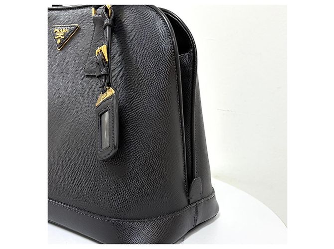 Prada Borsa Tote e a Tracolla Saffiano Lux Nero - vista 13