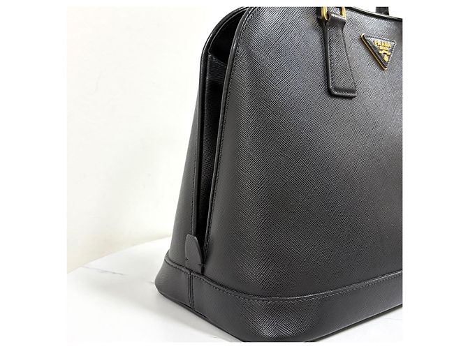 Prada Borsa Tote e a Tracolla Saffiano Lux Nero - vista 14