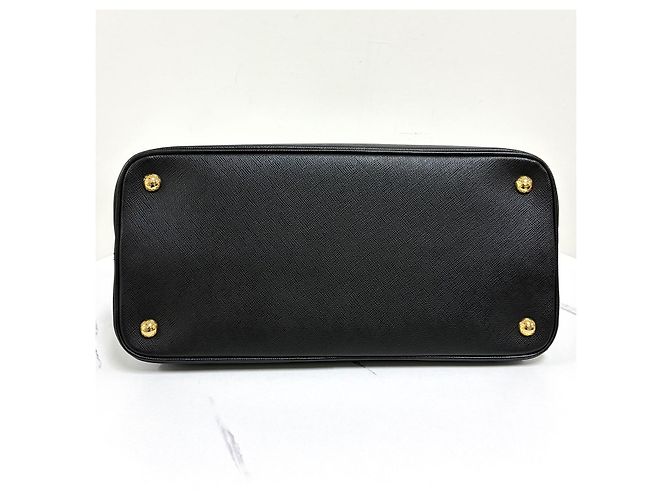 Prada Borsa Tote e a Tracolla Saffiano Lux Nero - vista 15