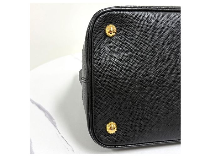 Prada Borsa Tote e a Tracolla Saffiano Lux Nero - vista 16