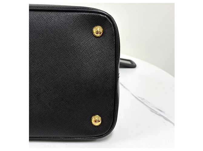 Prada Borsa Tote e a Tracolla Saffiano Lux Nero - vista 17