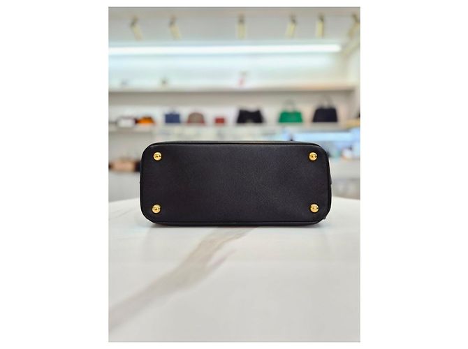 Prada Borsa Tote e a tracolla Galleria Saffiano Medium Nera Nero - vista 15