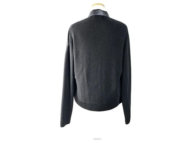 Moncler Strickjacke mit Polsterung Schwarz - Ansicht 2