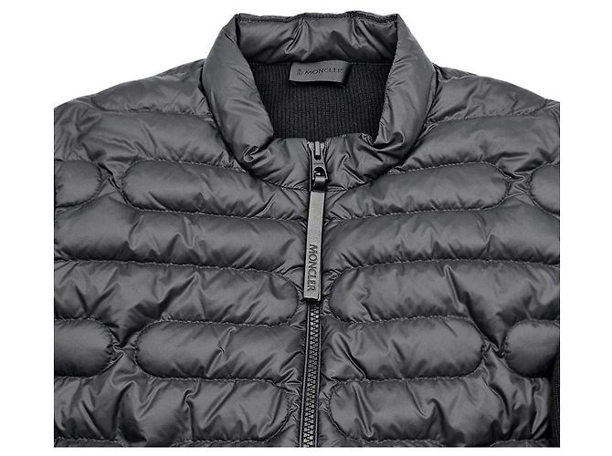 Moncler Strickjacke mit Polsterung Schwarz - Ansicht 3