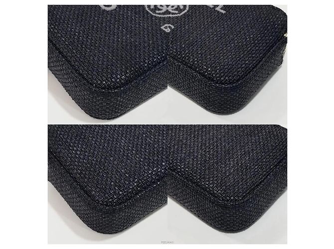 Chanel Borsa crossbody mini con catena Doville Nero - vista 7