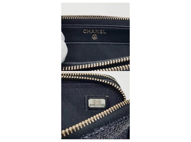 Chanel Borsa crossbody mini con catena Doville Nero - vista 9
