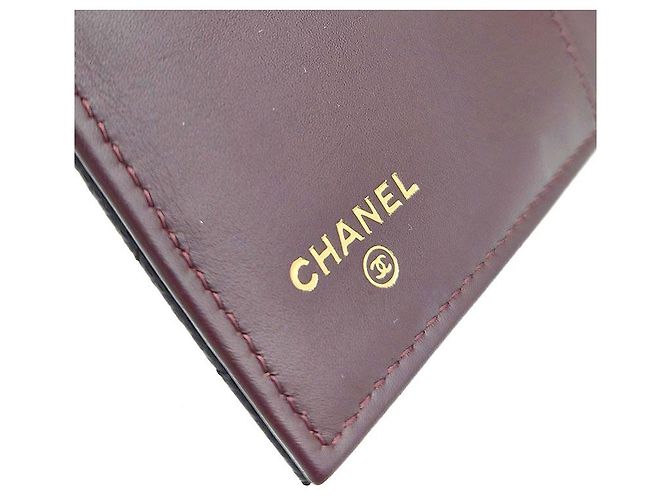 Portafoglio lungo Chanel Caviar in pelle nera Nero - vista 8