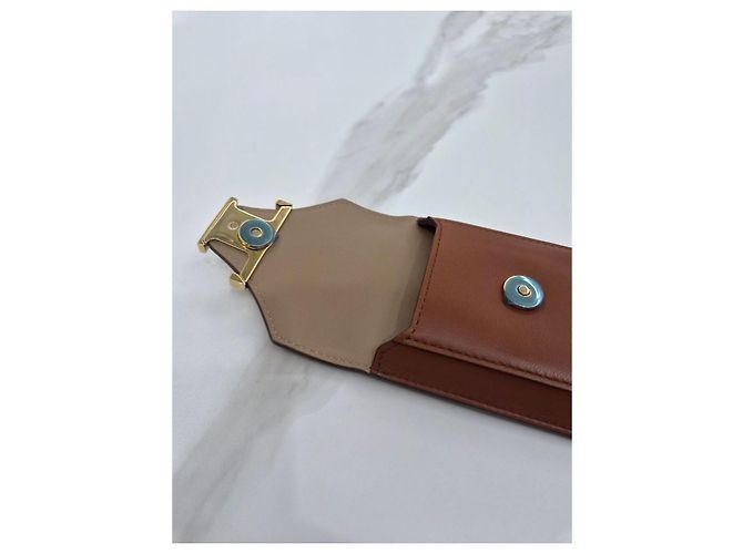 Tod's Zeitloses Leder-Smartphone-Mini-Taschen- und Kartenhalter-Set Braun - Ansicht 16