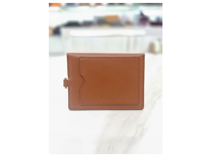 Tod's Zeitloses Leder-Smartphone-Mini-Taschen- und Kartenhalter-Set Braun - Ansicht 19