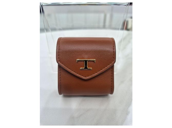 Tod's Zeitloses Leder-Smartphone-Mini-Taschen- und Kartenhalter-Set Braun - Ansicht 21