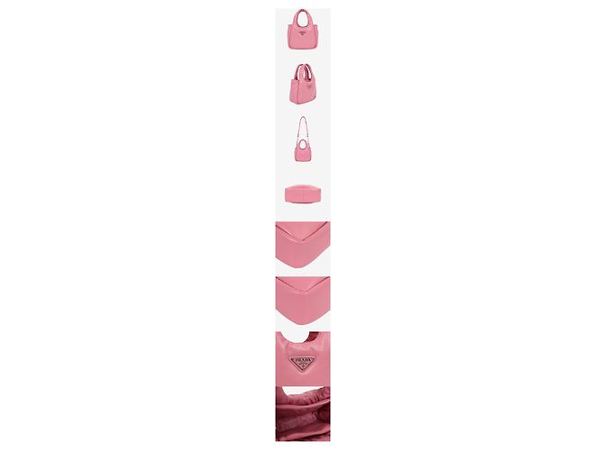 Prada Borsa Tote in pelle Napa inutilizzata Rosa - vista 2