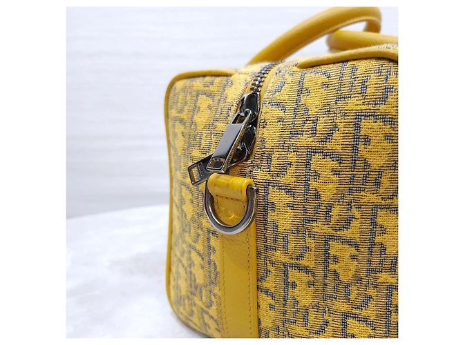 Dior Borsa a tracolla New Ring Yellow Oblique Jacquard Giallo - vista 5