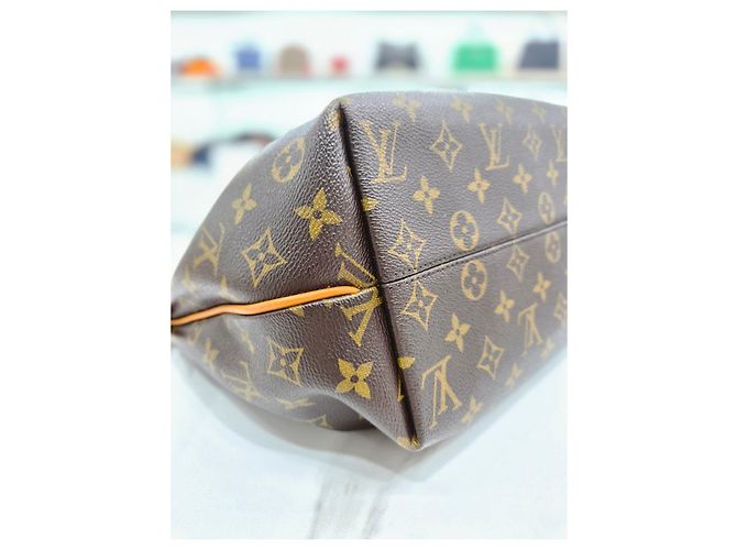 Louis Vuitton Borsa Tote e a Tracolla Monogram Tuileries MM Marrone - vista 18