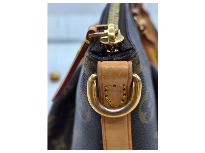 Louis Vuitton Borsa Tote e a Tracolla Monogram Tuileries MM Marrone - vista 19