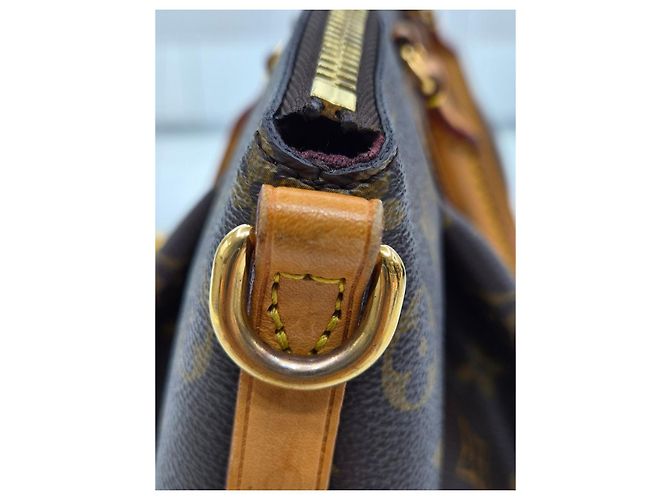 Louis Vuitton Borsa Tote e a Tracolla Monogram Tuileries MM Marrone - vista 21