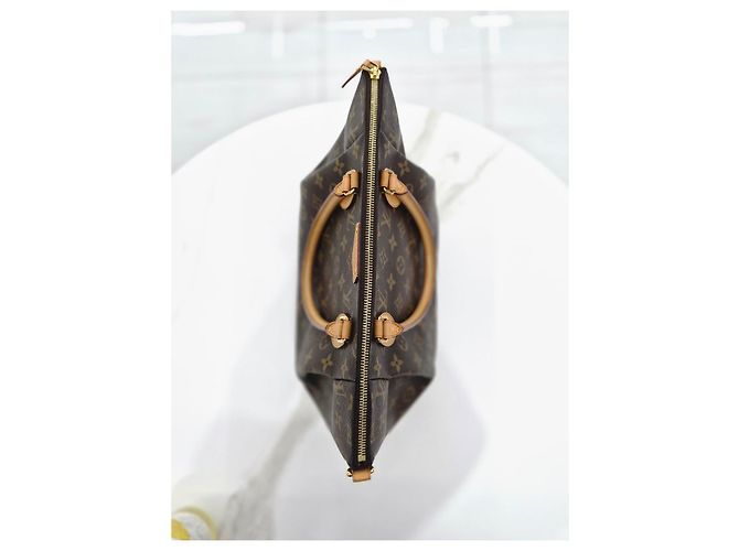 Louis Vuitton Borsa Tote e a Tracolla Monogram Tuileries MM Marrone - vista 3