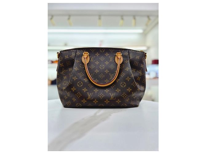 Louis Vuitton Borsa Tote e a Tracolla Monogram Tuileries MM Marrone - vista 6