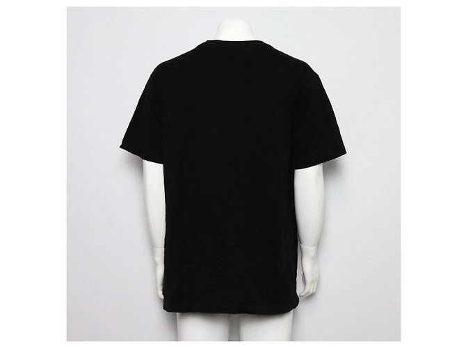 Dior Baumwoll-T-Shirt für Herren mit besticktem Logo Schwarz - Ansicht 4