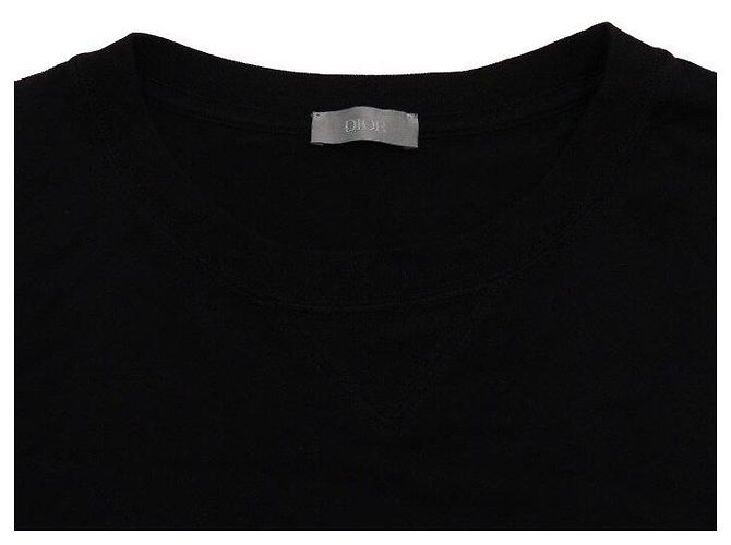 Dior Baumwoll-T-Shirt für Herren mit besticktem Logo Schwarz - Ansicht 5