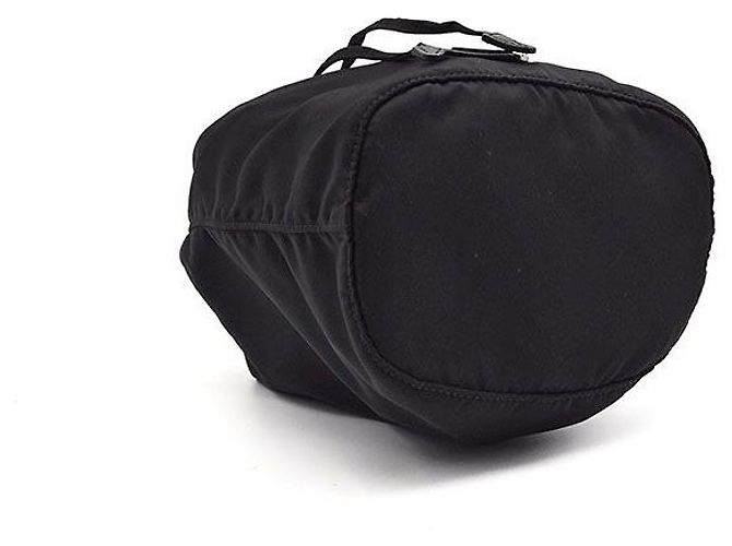Borsa a secchiello Prada Pocono Nera in Nylon Nero - vista 5