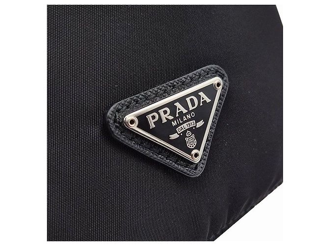 Borsa a secchiello Prada Pocono Nera in Nylon Nero - vista 6
