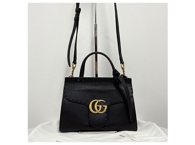 Gucci Mini borsa tote con manico e tracolla Nera Nero - vista 8