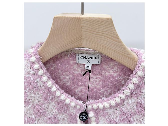 Chanel Tweed Jacke Rosa Pink - Ansicht 6