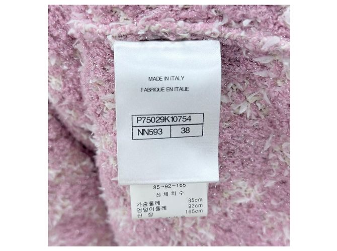 Chanel Tweed Jacke Rosa Pink - Ansicht 8
