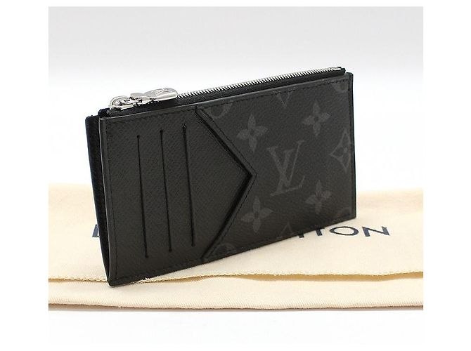 Louis Vuitton Portacarte Monogram Eclipse Nero - vista 2
