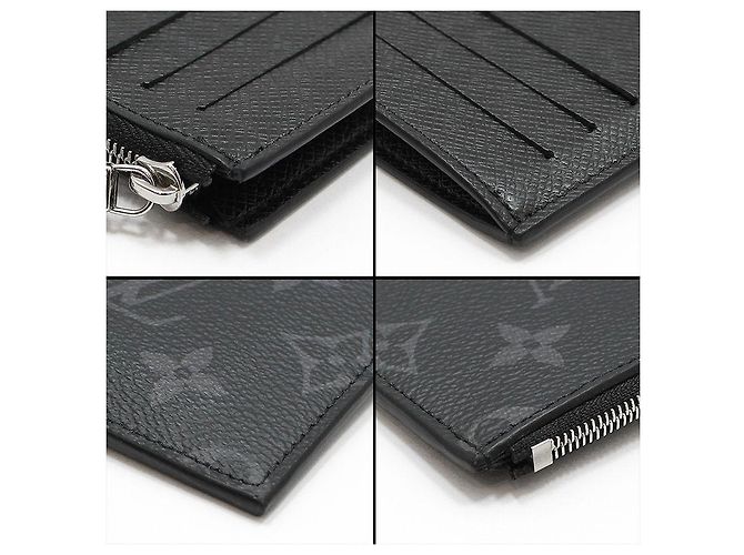 Louis Vuitton Portacarte Monogram Eclipse Nero - vista 9