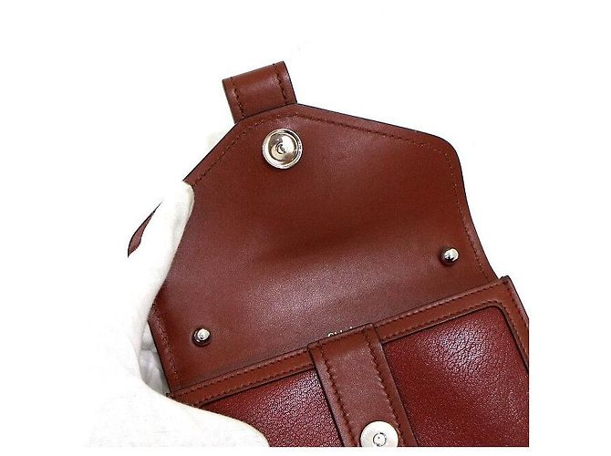 Chloé Borsa Rock Aby con catena dorata Marrone - vista 6
