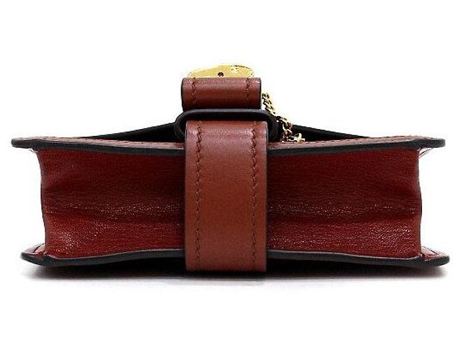 Chloé Borsa Rock Aby con catena dorata Marrone - vista 8