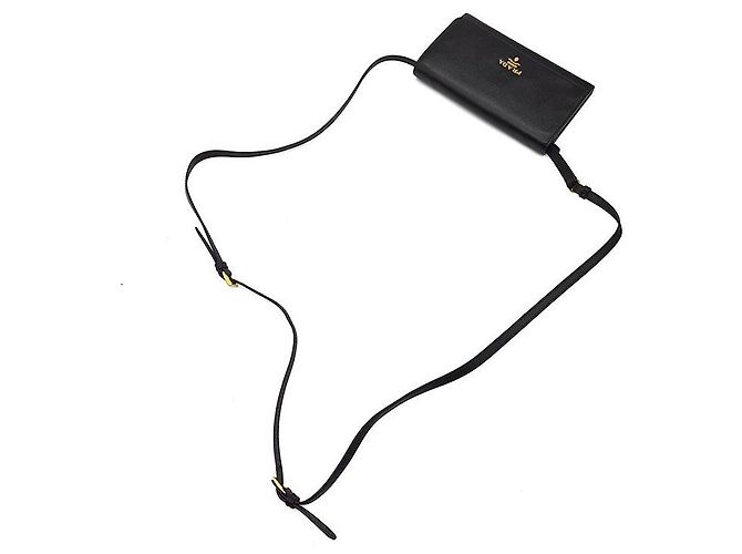 Prada Borsa crossbody mini in Saffiano Nero - vista 4