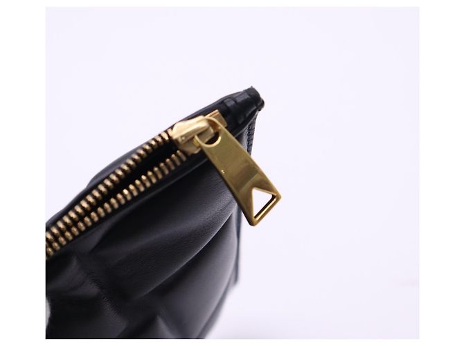 Bolsa de mão acolchoada Bottega Veneta Preto - vista 10