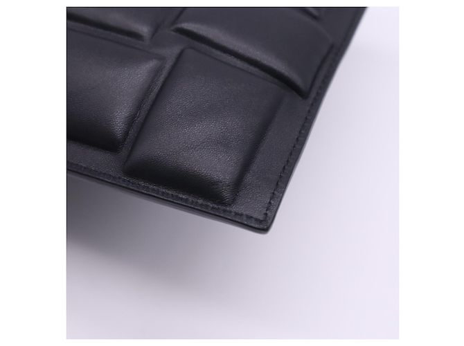 Bolsa de mão acolchoada Bottega Veneta Preto - vista 9