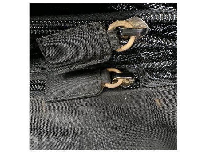 Borsa Tote Prada in nylon nero - vista 13