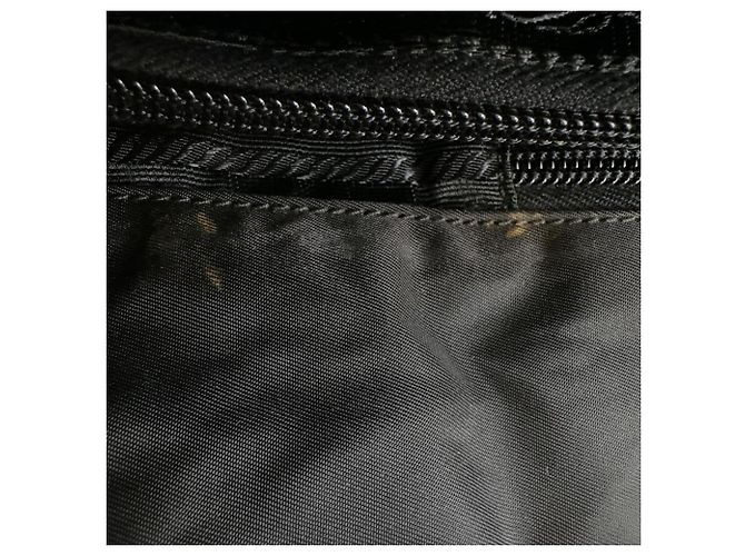 Borsa Tote Prada in nylon nero - vista 14